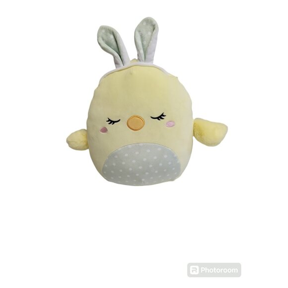 Original Squishmallows 12" Aimee The Chick With Bunny Ears - Picture 1 of 4